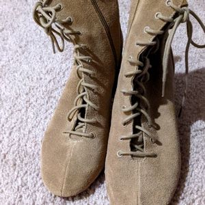 Zara suede booties